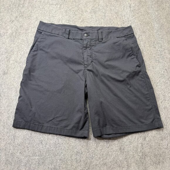 Lululemon Commission Shorts Men 38 Black 9" Stretch - Picture 1 of 15